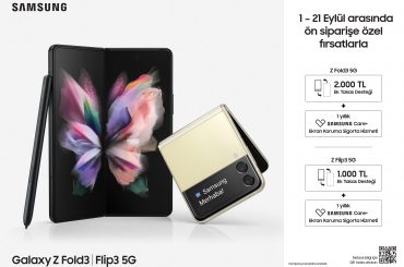 Katlanabilir Galaxy Z Fold3 ve Z Flip3 için ön satışlar başladı!