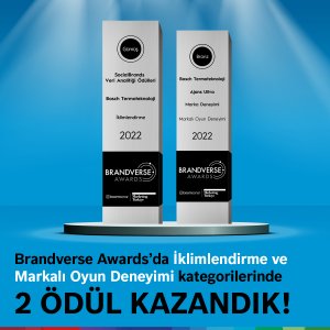 Bosch Termoteknoloji’ye Brandverse Awards’tan iki ödül