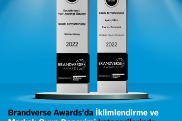 Bosch Termoteknoloji’ye Brandverse Awards’tan iki ödül