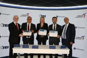 Türk Havacılık Uzay Sanayii, TEI ve GE Aerospace, ileri seviye Jet Eğitim Uçak Programı HÜRJET için iş birliğini genişletmek amacıyla Mutabakat Anlaşması imzalıyor